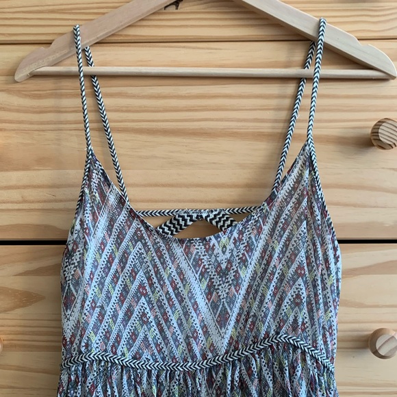 Free People Tribal Rope Swing Mini Dress XS - Picture 2 of 8